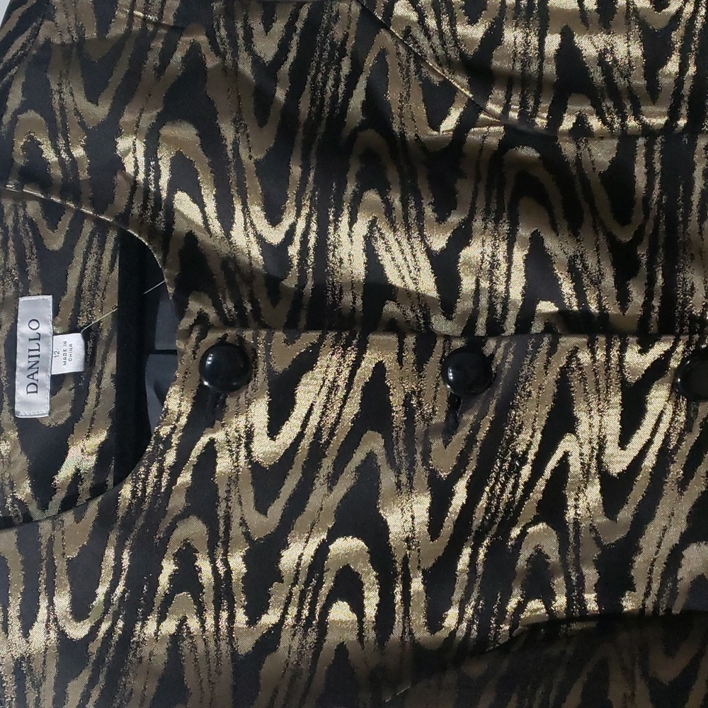 Danillo Gold pattern blazer - Picture 2 of 5